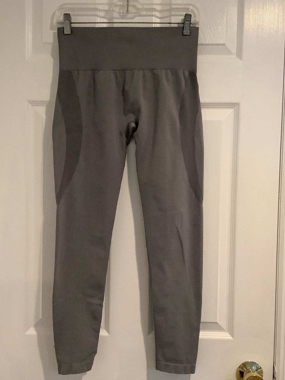 NVGTN Gray Stretch Seamless High Rise Gym Yoga Running Workout Athletic Leggings